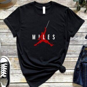 Marvel Spider-Man Spiderverse Shirt Miles Morales Shirt Air Jordan Shirt 83